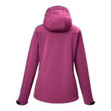 Killtec Softshell Jacket KOS 481 (Hood, windproof, water-repellent) magenta ladies
